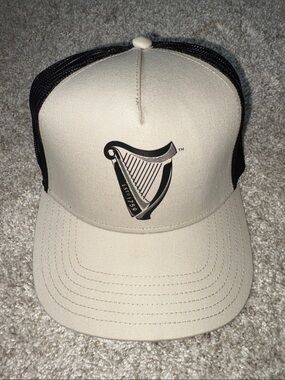 Guiness Trucker Hat with Harp Logo
